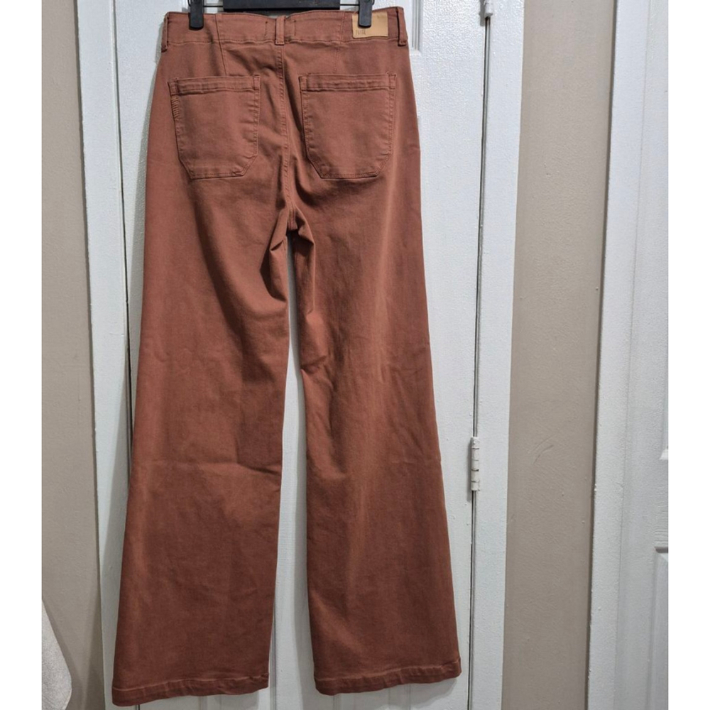 BROOKLYN DOUBLE BUTTON WAISTBAND JEANS - VINTAGE MOCHA BISQUE sz 29 - Picture 4 of 12